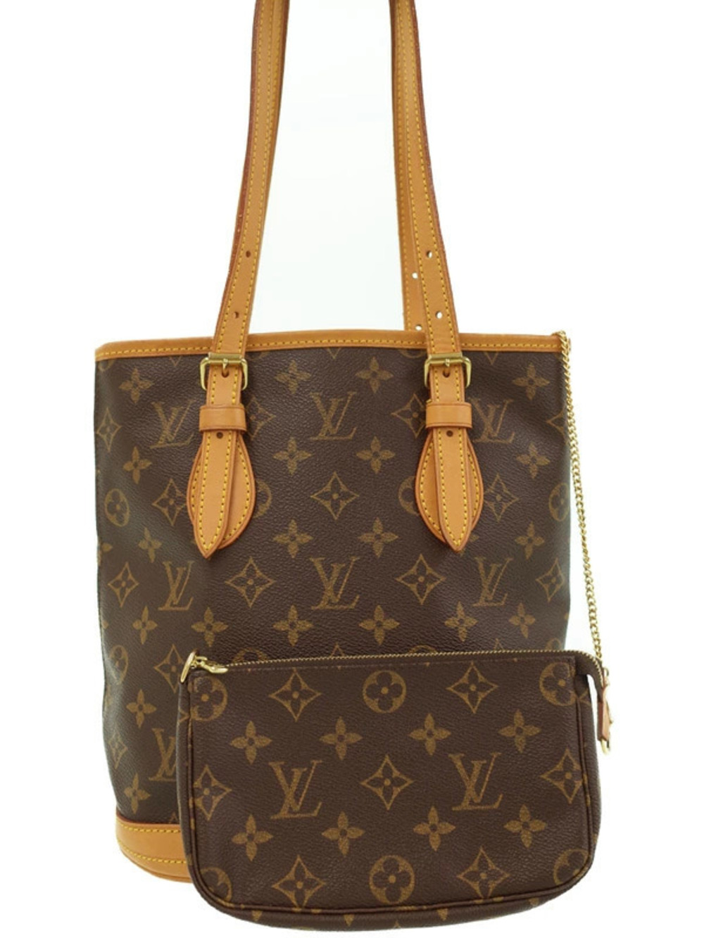 Louis Vuitton Monogram Bucket Shoulder Bag